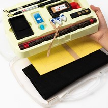 미리사몰B 서예 세트 문방사우 고급 붓 먹 벼루 서예함 붓글씨 초보 연습용 어른용, 서예세트(고급)