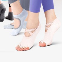 리브리움 요가양말 유발 토삭스 발가락 필라테스 용품, 블랙