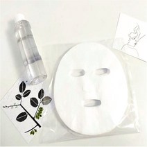 마스크시트지 일회용 텐셀 얼굴형 마스크팩 시트지 100매, 100개