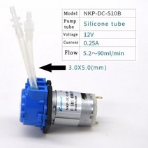 소방펌프 기계 가정용 수중 연동 펌프 12v Dc Diy 액체 도징 수족관 실험실 분석 소형 워터 자체 프라이밍 24v 전기, 12V -S10B_blue