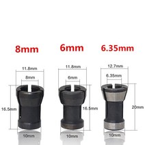 목공기계 부품10mm-6mm 및 6.35mm 및 8mm 목공 라우터 비트 조각 도구 목재 밀링 커터 목공 밀, [04] 3pcs