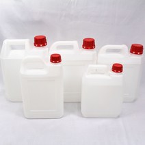 직사각 말통 업소용 캠핑용 양념 소스 액젓 주스 세제 오일 기름 소분 리필 식품 통 병, 5.5L(다각형, 10kg적색캡)