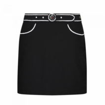 까스텔바작 여성 스트레치 기모 그래픽 큐롯_BG0WCU705BK