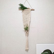 마크라메 행잉 화분걸이 벽장식화분, 마크라메 화분걸이