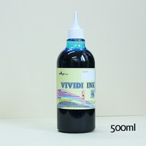 hp 오피스젯 6600 6700 6100 7110 7610 7612 7510 무한 리필 충전 잉크 500ml, 1개, 파랑