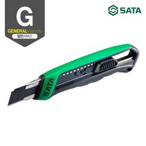 [사타/SATA] 18MM ABS&TPR 핸들용 유틸리티 컷터칼 93482
