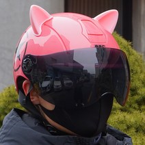 코코사라삼에스 오토바이 헬멧 장식 악세사리 고양이귀 용품, B39고양이귀-핑크(2개세트)