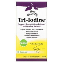HK몰 Terry Naturally 트리요오드 3mg 캡슐 90개, 12.5 mg, 180개