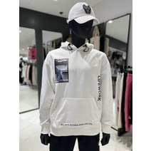 라이프워크 전사 프린트 포인트 백로고 후드티 LW193HD390 01 OFF WHITE(1427310)