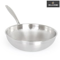 기타 [벨라홈] 통3중스텐 28CM 궁중팬(CN8225)