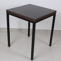 식당테이블 750x750 2인 업소용 식탁 사각 카페 탁자 국내제작 프레임철재다리 30각용접다리 lpm상판, 22.웬지