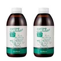 [이엠코라존] EM원액(500ml) 2개 복합미생물제제 발효종균 발효액 유용미생물, 1조, 500ml