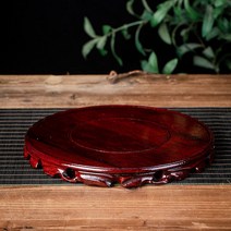 원목공예품 뿌리조각 받침대 어항 기석 헤드 향초 홀더 다관 불성 카트코트 원형 꽃병 대야 2777705106, 말라스목 직경 18CM 하이 2.5C