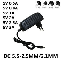 DC 5 V 0.5A 0.8A 1A 2A 2.5A 3A AC 100-240V 컨버터 전원 어댑터 5 V 볼트 1000MA 스위치 전원 공급 장치 충전기, 5V 2A_UK