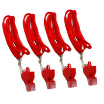 엠파이어 WO 호루라기 WH700 4p, 레드, 5개