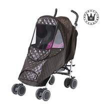 맘네스트 절충형 M타입 유모차 방한 방풍 모기장 레인커버 유모차방한/방풍커버, 방한-M타입-초코