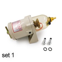 오일필터500FG 디젤 연료 여과기 기름/물 분리기 바다 배 트럭 90GPH 엔진 물, 01 set 1