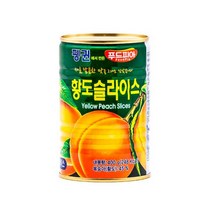펭귄 황도 슬라이스, 400g, 5개