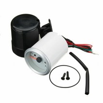 타코미터 측정기 게이지 레브 카운터 타코 포인터 000 rpm 12v 12v 가솔린 차량 52mm 자동차 오토바이 액세서리, 한개옵션0