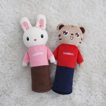 바비즘 래빗타이거 유아 아동 어린이 키즈 차량용 안전벨트 인형, 타이거레드