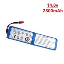 [해외] ecovacs df45 df43 ilife v3 v3s ​​pro x3 v50 v55 v8s x750 14.8v 2800mah 충전식 배터리 로봇 청소기 부품 원본, 하얀색