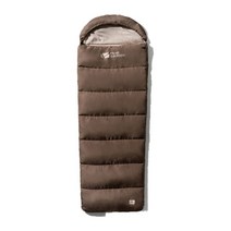 모비가든 캠핑침낭 후드타입, 초코, 1개