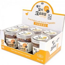 GDO7268 아침애 북어 오리고기 통간식 6개 강아지간식 강아지간식대용량/강아지껌/강아지수제간식/강아지패드