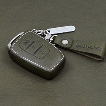 뷰티풀 코란도 리츠s 남자여자 커플새차선물 스마트 키케이스 이니셜키링 자동차키홀더, 리츠s SS-F-02 쌍용(3버튼)카멜, 가죽스트랩 각인 사용 O