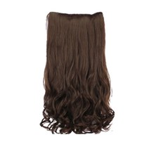뿌이뿌이가발 헤어피스 붙임머리 부분가발 1P 웨이브, 60cm, 밀크