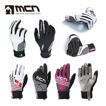 MCN 스마트폰터치 싸이클 라이딩 로드 MTB 자전거 장갑 모음, 01 엘사 화이트 남성용 장갑