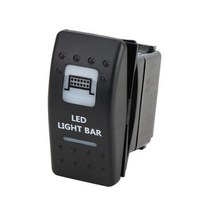 폴라리스 RZR XP 900 1000 레인저와 호환되는 5 핀 캠 AM 보트 트럭 용 John Deere Gator UTV 블루 LED 라이트 로커 스위치 105760
