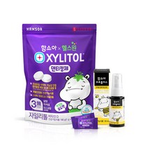 함소아 헬스원 자일리톨 180정 + 프로폴리스 30ml