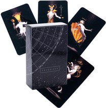 블랙 타로 true black tarot ca 새해 신년 타로 카드, 타로+테이블보
