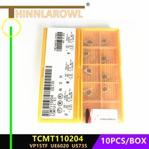 초경 인서트 TCMT110204 VP15TF UE6020 금속 선삭 공구 외부 CNC 선반 밀링 커터, 01 TCMT110204 VP15TF