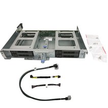 Dell Poweredge R740XD 0WMJR0 WMJR0 WMJR0 WMJR0과 호환 가능한 새로운 4X 2.5인치 후면 HDD 케이지 백 패널 키트 캐디 케이블 포함