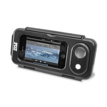 PYLE Pyle PWPS63BK 서핑 사운드 방수 휴대용 스피커 오디오케이스 가방 아이팟 MP3 플레이어 스마트폰용 블랙PYLE, Case_Black