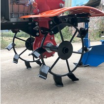 텃밭 관리기 철바퀴 트랙터 경운기 경작기, 32축x750mm, 1개