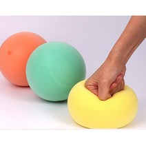 무소음 소프트볼 탱탱볼 층간소음 방지 공 안전한 유아 아동 스펀지공 말랑공 랜덤