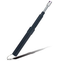 70 cm 바베큐 양초 전기 라이터 긴 조절 가능한 usb 충전 방풍 주방 점화 총 강력한 펄스 플라즈마 아크 라이터, 검은색