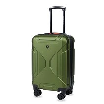 American Green Travel Vailor 롤링 더블 스피너 휠이 있는 확장 가능한 하드 케이스 슈트케이스 여행 가방 하드사이드 캐리어 버건디