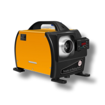 [하비즈]2022년 신형 캠핑 이동식 차량용 무시동히터 (12V 24V 220V 겸용), 24V 220V겸용, 1구 알루미늄 바디, 하얀색