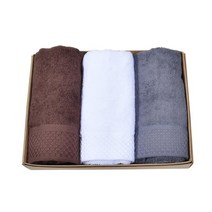 국산 코튼100 업소용 샤워타올180g 3매 타월 긴수건 판촉물 기념, 82×40 유색3매입