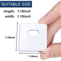 (16 Set/32 Pieces) 수직 블라인드 수리 탭 고정 장치 교체 슬레이트