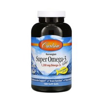 칼슨랩스 노르웨이 슈퍼 오메가 쓰리 1200 mg 180
