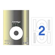 폼텍 CD라벨지 CL3642P 100매, 없음