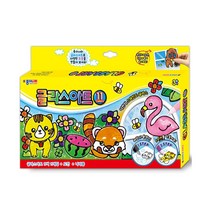 종이나라 11색 글라스아트 미술놀이 유리그림그리기, 1세트, 혼합