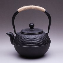 도어가드 무쇠 오른 녹슨 수공 주물 석쇠 찻주전자를 법랑주전자, 기본, T01-1.2승소 입자 주전자단품