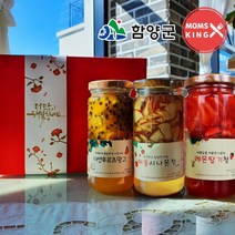 [함양군]딸기엄마 달콤함이 머무는 3종 수제청 선물세트 (레몬딸기+애플시나몬+패션후르츠망고), 단품
