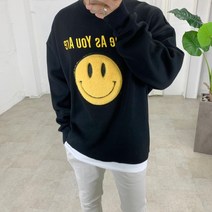 헤비 스마일 하프 맨투맨