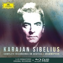 (수입5CD+Blu-Ray Audio) Herbert Von Karajan - Complete Sibelius Recordings On DG, 단품